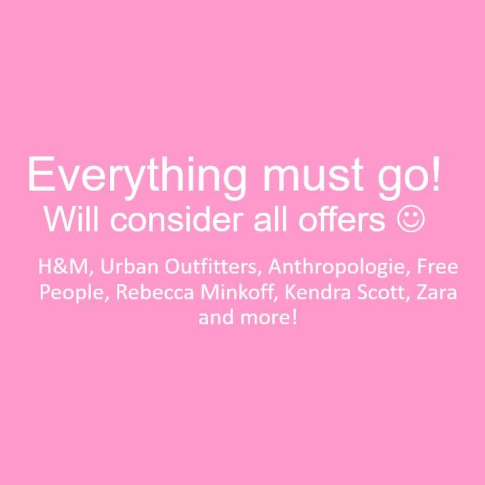 Closet Clean Out! Low prices! Trendy brands!